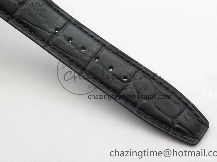 MIROTIME 0211 Portuguese Real PR Real Annual Calendar IW503502 ZF 1:1 Best Edition Black Dial Steel Markers on Black Leather Strap A StreetReady 7134